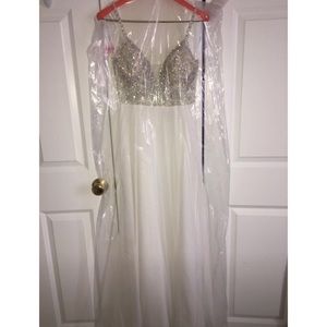 Jovani Beaded Bodice Prom Dress
